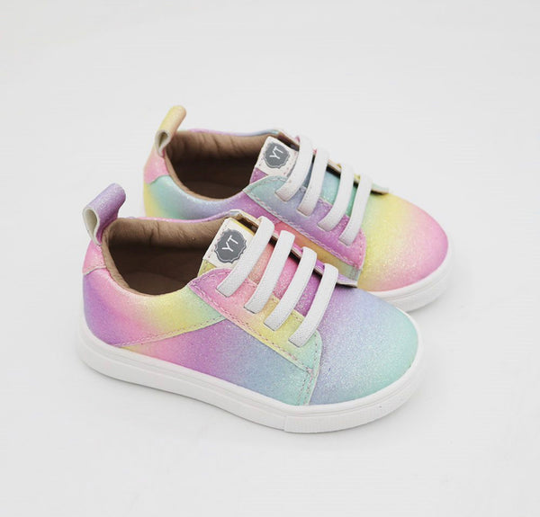 Low Top Sneakers - Ombré Rainbow in Mommy and Me