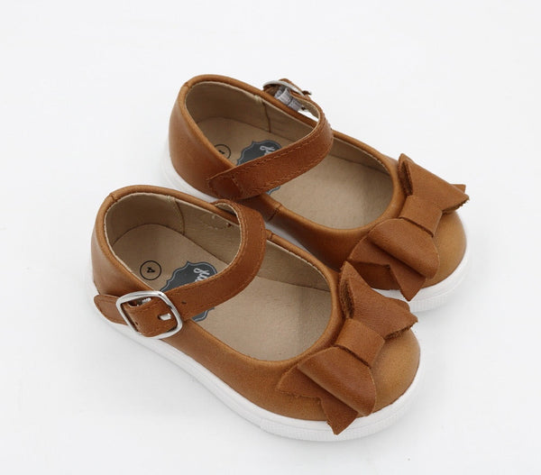 Chelsea Sneaker Mary Jane with Bow - Weathered Brown