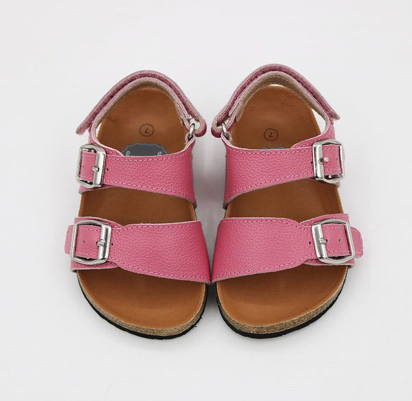 Brooklyn Footbed Sandals - Pink