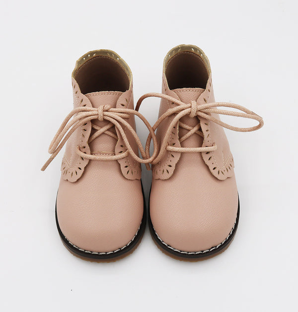 Stella Lace Boots – Latte