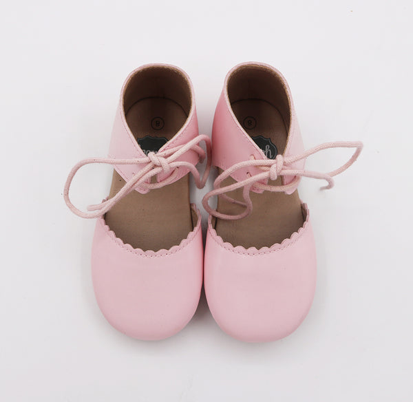 Lacy Tie - Pale Pink
