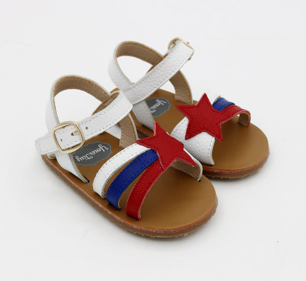 Star Sandals White strap