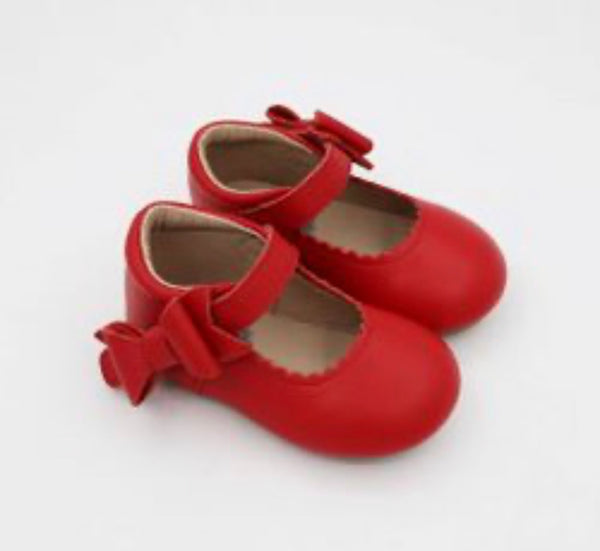 Lilien Side Bow Mary Jane - Red