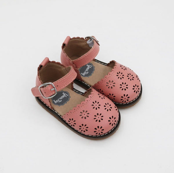 Irelynn's Sandals - Flower Cutout - Pink