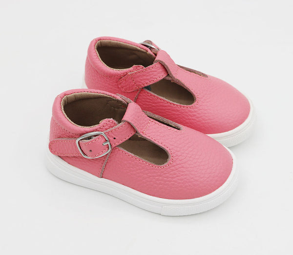 PRE-Order Soho Sneaker T-Straps - Dusty Rose