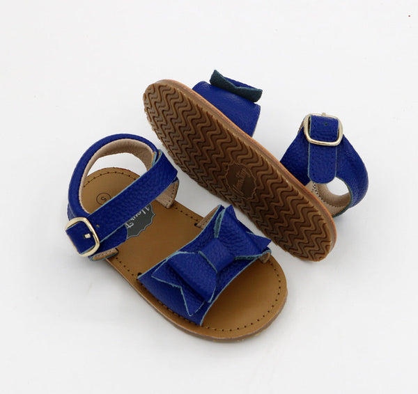 ELLIE Bow Sandals - Navy