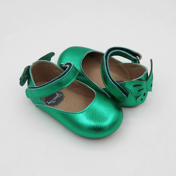 Butterfly Backs Green Metallic