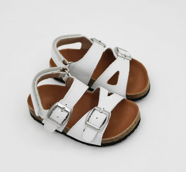 Hamptons Footbed Sandals - White