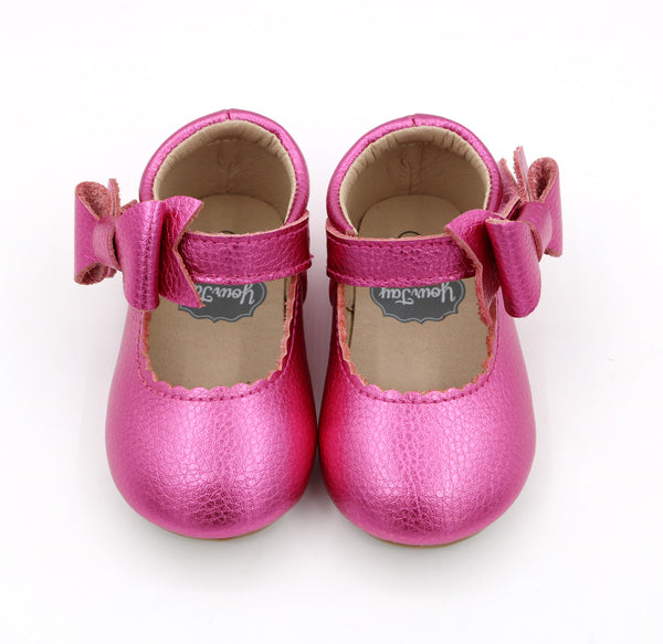 Lilien Side Bow Mary Jane - Metallic Pink