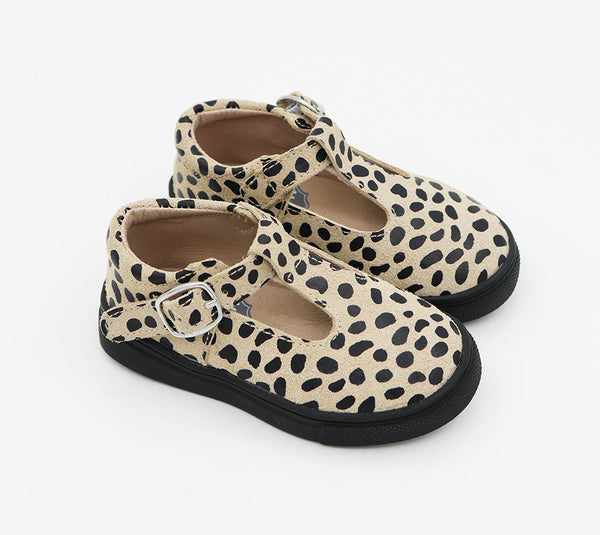 Soho Sneaker T-Straps - Cheetah