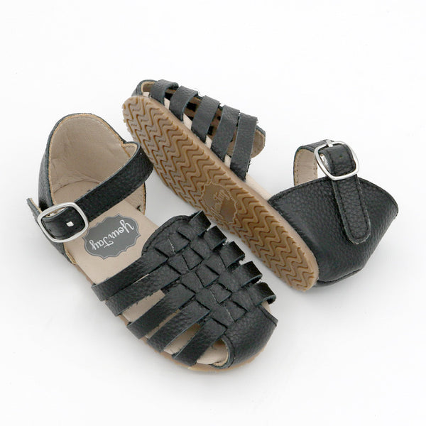 Isla Cage Sandals - Black