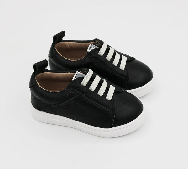 Low Top Sneakers (Tennis Shoes) - Onyx (Black)